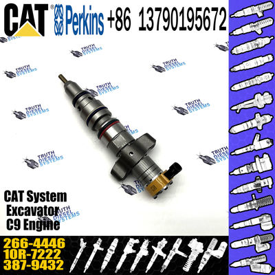 Construction Machinery Parts High Performance Common Rail Diesel C9 Injector 266-4446 For Cat Excavator Fuel Engine