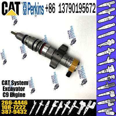 Construction Machinery Parts High Performance Common Rail Diesel C9 Injector 266-4446 For Cat Excavator Fuel Engine