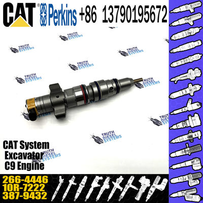 Construction Machinery Parts High Performance Common Rail Diesel C9 Injector 266-4446 For Cat Excavator Fuel Engine