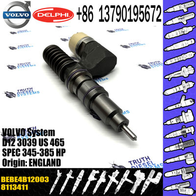 engine fuel injector common rail fuel injector 8113411 BEBE4B12003 for FH12 FM12 NH 12 with genuine quality