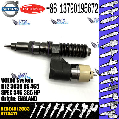 engine fuel injector common rail fuel injector 8113411 BEBE4B12003 for FH12 FM12 NH 12 with genuine quality