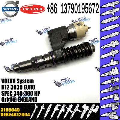 Diesel Fuel Injector BEBE4B12004 3155040 For D12 3039 EURO SPEC 340-380 HP