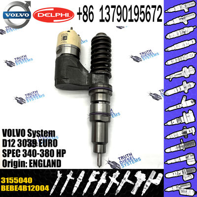 Diesel Fuel Injector BEBE4B12004 3155040 For D12 3039 EURO SPEC 340-380 HP