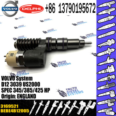High Quality Diesel Fuel Injector 3169521 8113837 BEBE4B12005 For D12 3039 US2000 SPEC 345/385/425 HP