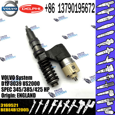 High Quality Diesel Fuel Injector 3169521 8113837 BEBE4B12005 For D12 3039 US2000 SPEC 345/385/425 HP
