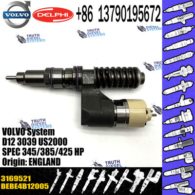 High Quality Diesel Fuel Injector 3169521 8113837 BEBE4B12005 For D12 3039 US2000 SPEC 345/385/425 HP