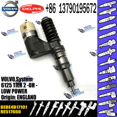 Common Rail Diesel Fuel Injector RE517660 BEBE4B17101 for 6125 TIER 2 -OH - LOW POWER