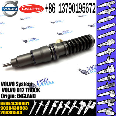 common rail injector 20430583 BEBE4C00001For Renualt injector for VOL FH12 FM12 D12D diesel fuel injector 20430583