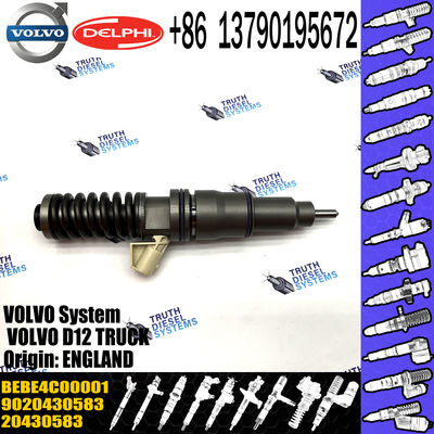 common rail injector 20430583 BEBE4C00001For Renualt injector for VOL FH12 FM12 D12D diesel fuel injector 20430583