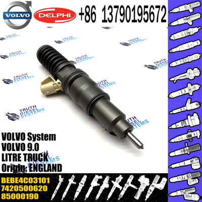 Diesel Injector 7420500620, 85000190, BEBE4C03001, BEBE4C03101 for VOL Penta engine TAD940VE D9A, Euro 2, Euro 3