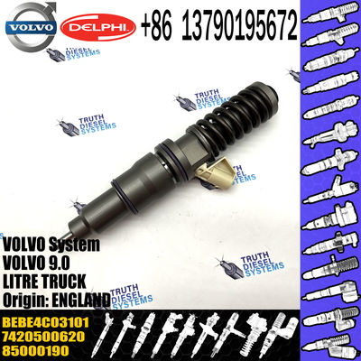 Diesel Injector 7420500620, 85000190, BEBE4C03001, BEBE4C03101 for VOL Penta engine TAD940VE D9A, Euro 2, Euro 3