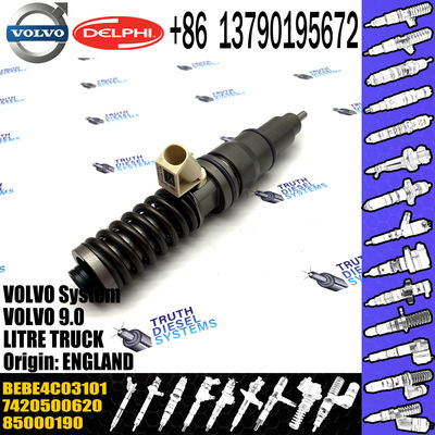 Diesel Injector 7420500620, 85000190, BEBE4C03001, BEBE4C03101 for VOL Penta engine TAD940VE D9A, Euro 2, Euro 3
