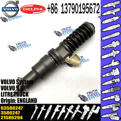 original Diesel Fuel Injector 21586294 BEBE4C15001 BEBE4C10001 03586247 3586247 E1 for VOL 9.0 LITRE TRUCK