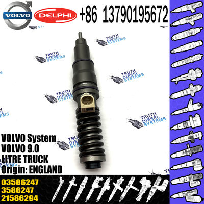 original Diesel Fuel Injector 21586294 BEBE4C15001 BEBE4C10001 03586247 3586247 E1 for VOL 9.0 LITRE TRUCK