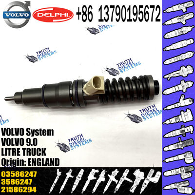original Diesel Fuel Injector 21586294 BEBE4C15001 BEBE4C10001 03586247 3586247 E1 for VOL 9.0 LITRE TRUCK