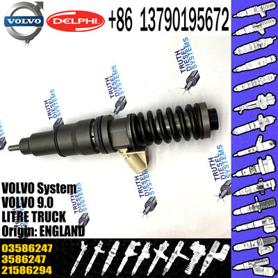 original Diesel Fuel Injector 21586294 BEBE4C15001 BEBE4C10001 03586247 3586247 E1 for VOL 9.0 LITRE TRUCK