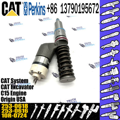 Excavator Accessories Caterpillar Fuel Injector 2530618 Diesel Motor Parts