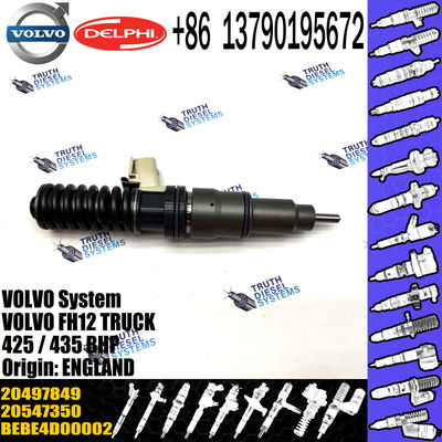 Diesel parts nozzle assembly pump injector BEBE4D00002 injector 20497849 for VOL diesel engine