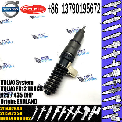 Diesel parts nozzle assembly pump injector BEBE4D00002 injector 20497849 for VOL diesel engine