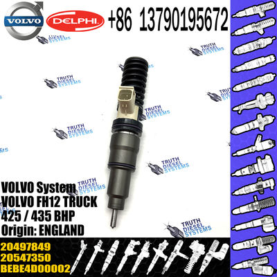 Diesel parts nozzle assembly pump injector BEBE4D00002 injector 20497849 for VOL diesel engine