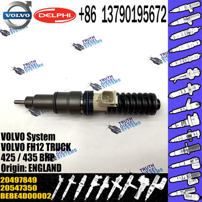Diesel parts nozzle assembly pump injector BEBE4D00002 injector 20497849 for VOL diesel engine