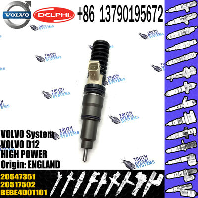 FH12 TRUCK Diesel Injector BEBE4D01101 BEBE4D01201 BEBE4D31001 For VOL injector 20517502 20547351 85000417 EX631017