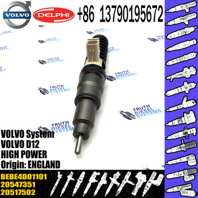common rail injector 20517502 BEBE4D01001 BEBE4D01101 for VOL D12 engine diesel injector nozzle 20517502 BEBE4D01001