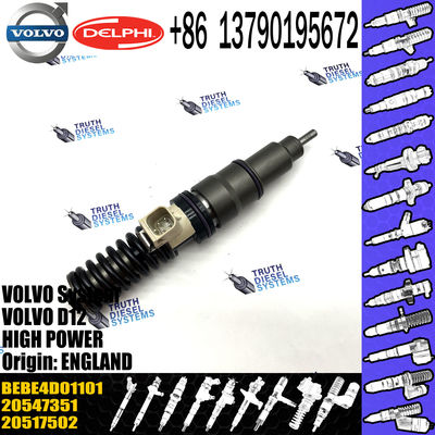 common rail injector 20517502 BEBE4D01001 BEBE4D01101 for VOL D12 engine diesel injector nozzle 20517502 BEBE4D01001