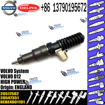 common rail injector 20517502 BEBE4D01001 BEBE4D01101 for VOL D12 engine diesel injector nozzle 20517502 BEBE4D01001