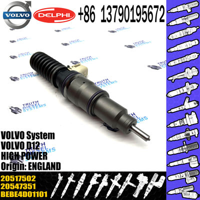 common rail injector 20517502 BEBE4D01001 BEBE4D01101 for VOL D12 engine diesel injector nozzle 20517502 BEBE4D01001