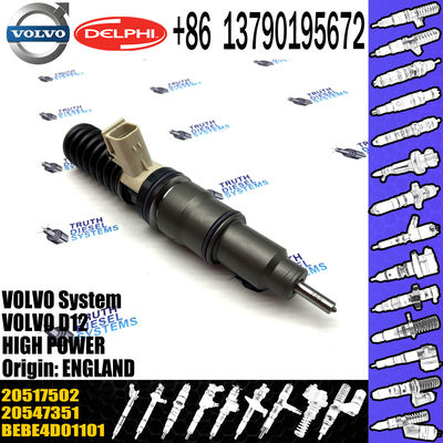 common rail injector 20517502 BEBE4D01001 BEBE4D01101 for VOL D12 engine diesel injector nozzle 20517502 BEBE4D01001