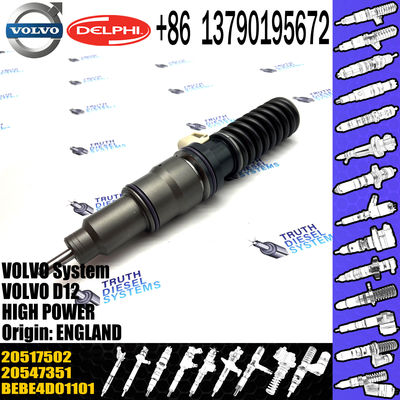 common rail injector 20517502 BEBE4D01001 BEBE4D01101 for VOL D12 engine diesel injector nozzle 20517502 BEBE4D01001