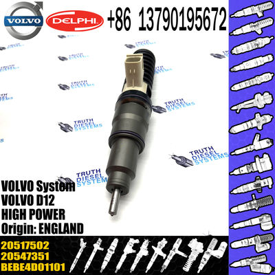 common rail injector 20517502 BEBE4D01001 BEBE4D01101 for VOL D12 engine diesel injector nozzle 20517502 BEBE4D01001