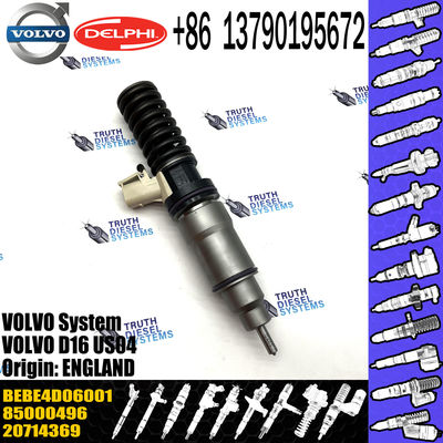 original Diesel Fuel Injector 20714369 BEBE4D06001 BEBE5D32001 85000496 E3.18 for VOL D16 US04 / 3144