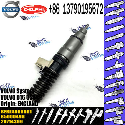 original Diesel Fuel Injector 20714369 BEBE4D06001 BEBE5D32001 85000496 E3.18 for VOL D16 US04 / 3144