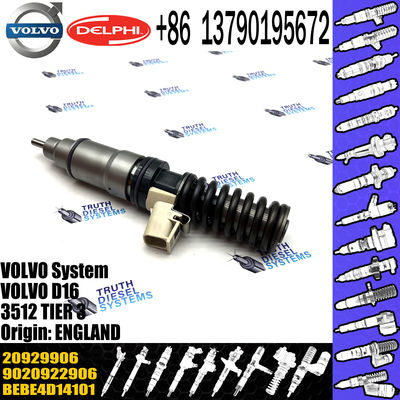 Diesel Engine D16 Fuel Injector Nozzle For A40E A40F A45G EC700B EC700C EC750D L350F VOE20929906 20929906