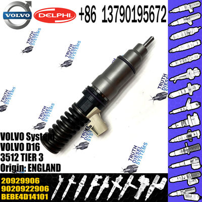 Diesel Engine D16 Fuel Injector Nozzle For A40E A40F A45G EC700B EC700C EC750D L350F VOE20929906 20929906