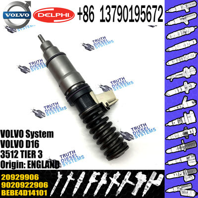 Diesel Engine D16 Fuel Injector Nozzle For A40E A40F A45G EC700B EC700C EC750D L350F VOE20929906 20929906