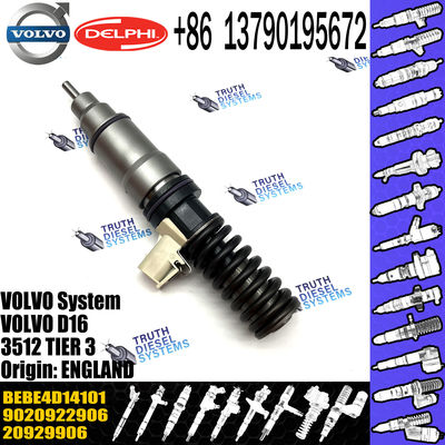 New Diesel Fuel Injector 20929906 20780666 BEBE4D14101 20929906 for VOL Del-phy D12 D16 A40E BEBE4D14101