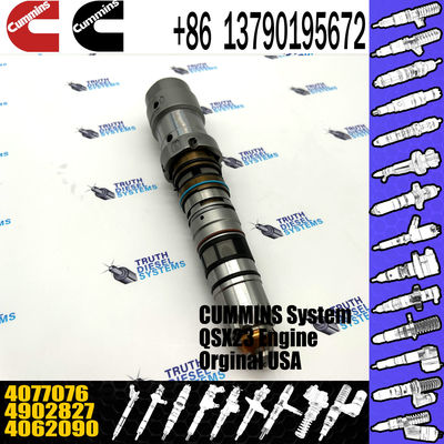 4088431 Genuine Diesel Engine Common Rail QSX60 Fuel Injector 4076533 4902827 4062090 4077076