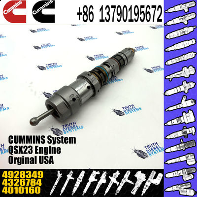 Diesel Engine fuel injector 4326784 4928349 4010160 4087891 4010158 for for Cummins QSK60 truck excavator tractor