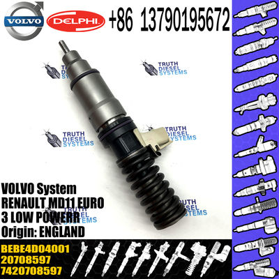 high quality diesel fuel injector 3801432 BEBE4D04001 for VOL D11A, MD11 common rail injector 7421028884 3803913