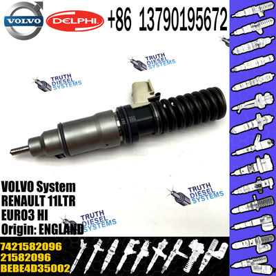 Diesel engine fuel injector 21582096 BEBE4D35002 for VOL MD11 D11a injector 7421582096