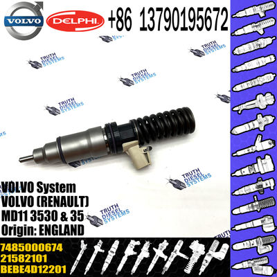High Quality Diesel Fuel Injector 21582101 7485000674 BEBE4D12201 For VOL () MD11 3530 & 35