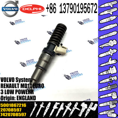 Diesel Fuel Injector 21582094 5001867216 7420708597 20708597 BEBE4D04001 For  MD11 EURO 3 LOW POWER