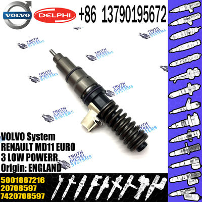 Diesel Fuel Injector 21582094 5001867216 7420708597 20708597 BEBE4D04001 For  MD11 EURO 3 LOW POWER