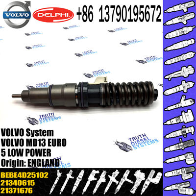 High Quality Diesel Fuel Injector 21371676 21340615 BEBE4D25102 For VOL MD13 EURO 5 MED POWER