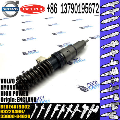 Diesel Injector 33800 84820, 33800-84820, 3380084820, 21306407 BEBE4D19002 for Hyundai D6CC engine