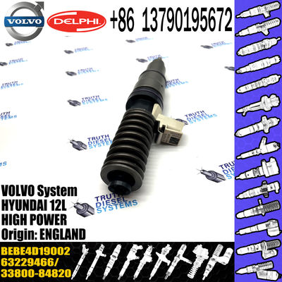 Diesel Injector 33800 84820, 33800-84820, 3380084820, 21306407 BEBE4D19002 for Hyundai D6CC engine