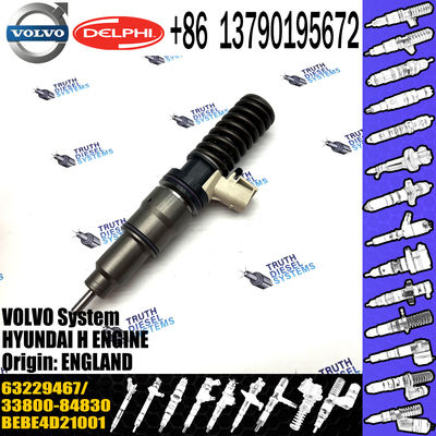 Diesel Injector 33800 84820, 33800-84820, 3380084820, 21306407 BEBE4D19002 for Hyundai D6CC engine